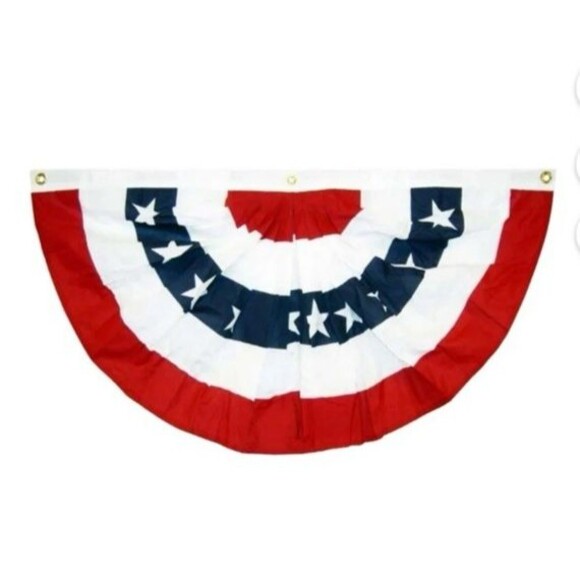 Bundle 4  Pack 35.4 in USA American Stars & Stripes U.S. Bunting Flag NEW - Picture 4 of 7